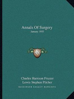 Annals Of Surgery: January 1935