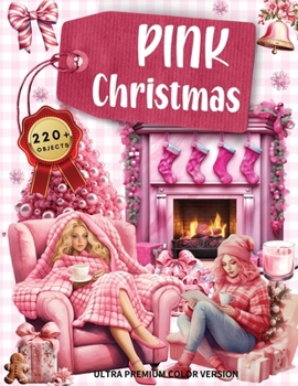 Pink Christmas Ephemera Book