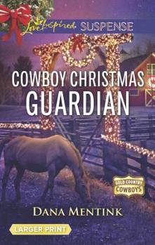 Mass Market Paperback Cowboy Christmas Guardian: A Holiday Romance Novel [Large Print] Book