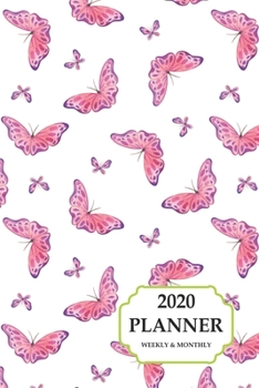 2020 Planner Weekly And Monthly: 2020 Planner Butterfly Design