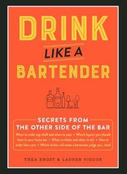 Hardcover Drink Like a Bartender Book