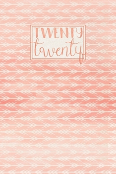 Paperback 2020: Diary Planner Journal - A5 Horizontal Week on 2 Pages Week to View - Pink Watercolour with Arrows Darts Pattern Book