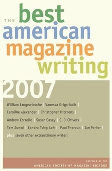 Paperback The Best American Magazine Writing 2007 Book