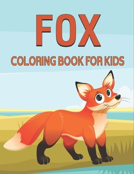 Paperback Fox Coloring Book For Kids: cool Fox Designs Book