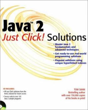 Paperback Java 2 Just Click! Solutions [With CDROM] Book