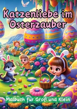 Paperback Katzenliebe im Osterzauber: Malbuch für Groß und Klein [German] Book
