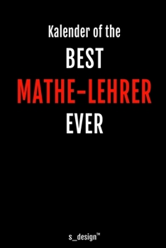 Kalender für Mathe-Lehrer: Immerwährender Kalender / 365 Tage Tagebuch / Journal [3 Tage pro Seite] für Notizen, Planung / Planungen / Planer, Erinnerungen, Sprüche (German Edition)