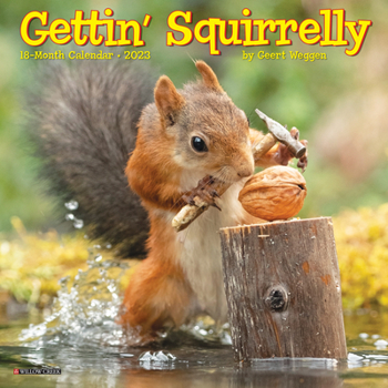 Calendar Gettin' Squirrelly 2023 Mini Wall Calendar Book