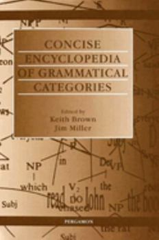 Hardcover Concise Encyclopedia of Grammatical Categories Book