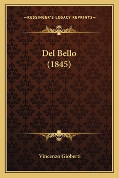 Paperback Del Bello (1845) [Italian] Book