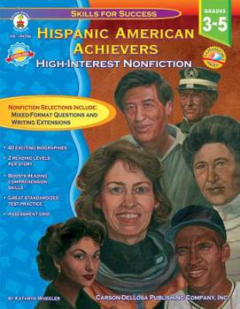 Paperback Hispanic American Achievers, Grades 3 - 5: High-Interest Nonfiction Book