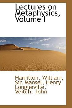 Paperback Lectures on Metaphysics, Volume I Book