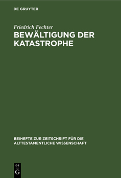 Hardcover Bewältigung der Katastrophe [German] Book