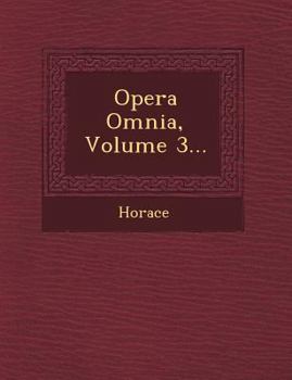 Paperback Opera Omnia, Volume 3... [Latin] Book