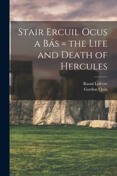 Paperback Stair Ercuil Ocus a bás = the Life and Death of Hercules Book