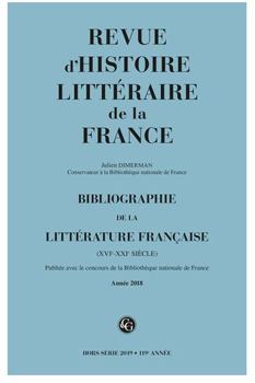 Paperback Bibliographie de la Litterature Francaise [French] Book