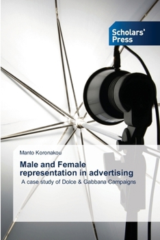 Paperback Male and Female representation in advertising Book