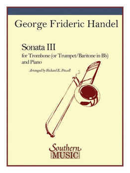 Paperback Sonata No. 3: Trombone, Baritone or Trumpet and Piano Book