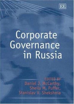 Hardcover Corporate Governance in Russia Book