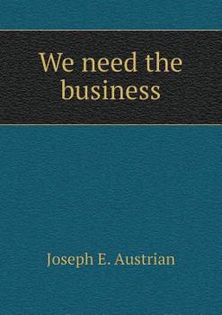 Paperback We need the business Book