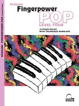 Paperback Fingerpower Pop - Level 4: 10 Piano Solos with Technique Warm-Ups Book