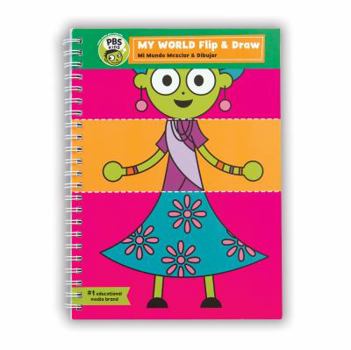 Toy Mudpuppy PBS Kids My World Flip & Draw Book