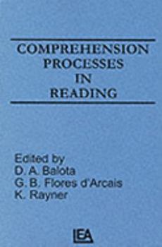 Paperback Comprehension Processes in Reading Book