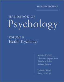 Hardcover Handbook of Psychology, Health Psychology Book