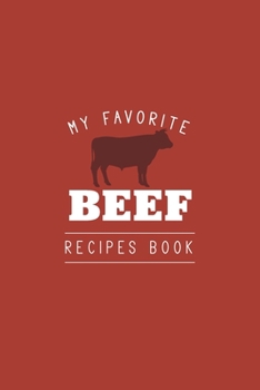 Paperback My Favorite Beef Recipe Book
