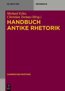 Hardcover Handbuch Antike Rhetorik (Handbücher Rhetorik, 1) (German Edition) [German] Book