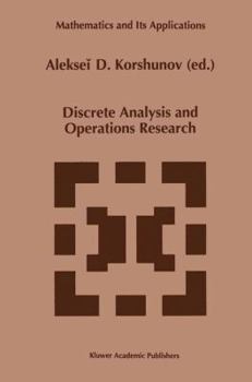 Paperback Discrete Analysis and Operations Research Book