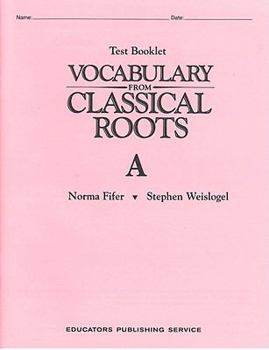 Paperback Vocabulary from Classical Roots a Test Grd 7 Book