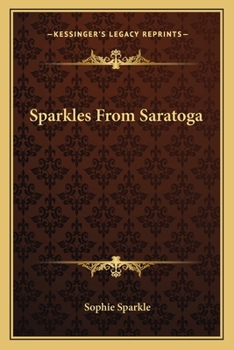 Paperback Sparkles From Saratoga Book