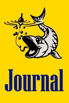 Paperback Journal: Fishing Notebook Book