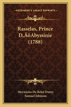 Paperback Rasselas, Prince D'Abyssinie (1788) [French] Book