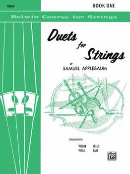 Paperback Duets for Strings: Cello (Belwin Course for Strings, Bk 1) Book