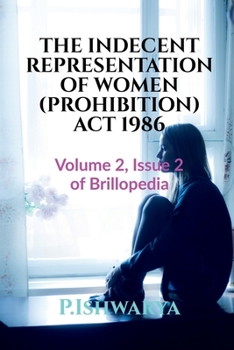 Paperback The Indecent Representation of Women (Prohibition) ACT 1986 Book