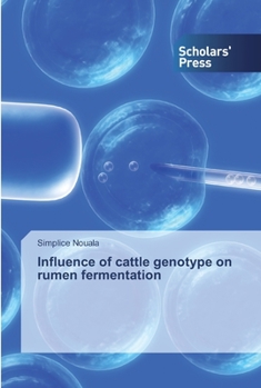 Paperback Influence of cattle genotype on rumen fermentation Book