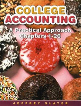 Hardcover College Accounting: A Practical Approach Chapters 1-26 Book