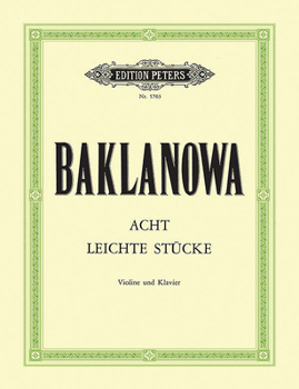 Paperback 8 Easy Pieces for Violin and Piano: 1st Position Book