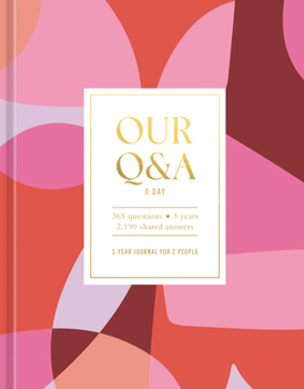 Hardcover Our Q&A a Day (Hearts): 3-Year Journal for 2 People Book