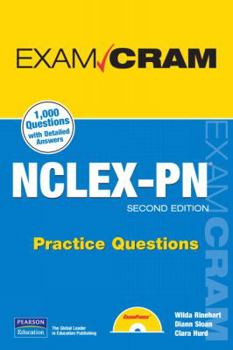 Paperback NCLEX-PN Practice Questions [With CDROM] Book