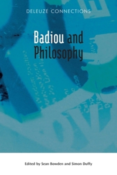 Paperback Badiou and Philosophy Book