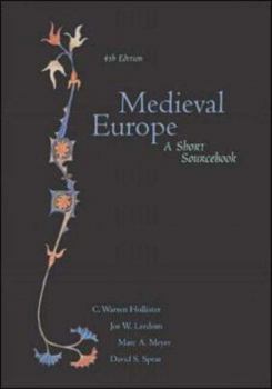 Paperback Medieval Europe: A Short Sourcebook Book