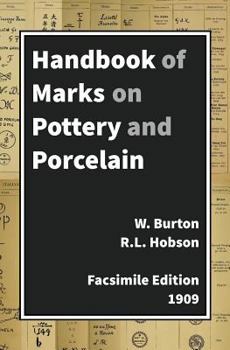 Paperback Handbook Of Marks On Pottery & Porcelain Book