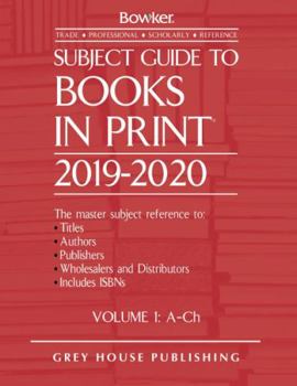 Hardcover Subject Guide to Books in Print - 6 Volume Set, 2019/20: 0 Book