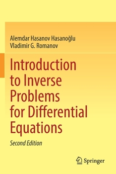 Paperback Introduction to Inverse Problems for Differential Equations Book