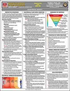 Pamphlet NEW! Electrical Safety in the Workplace Quick-Card Based on 2018 NFPA 70E Book