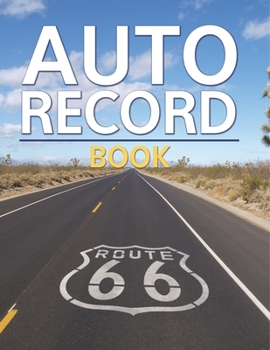 Paperback Auto Record Book