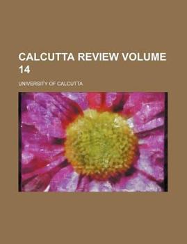 Paperback Calcutta review Volume 14 Book